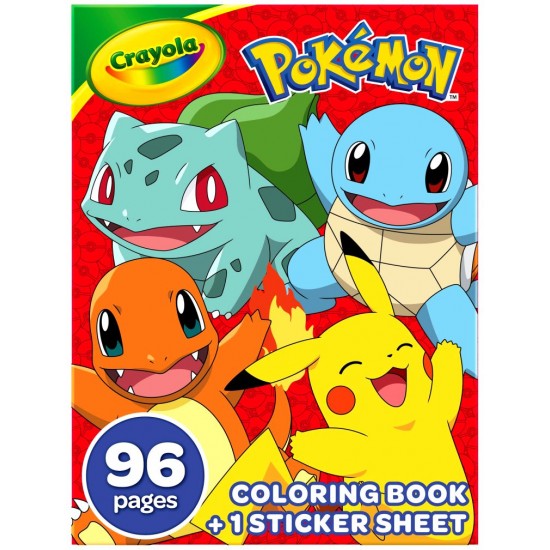 Crayola Pokemon 96-page Colouring Book