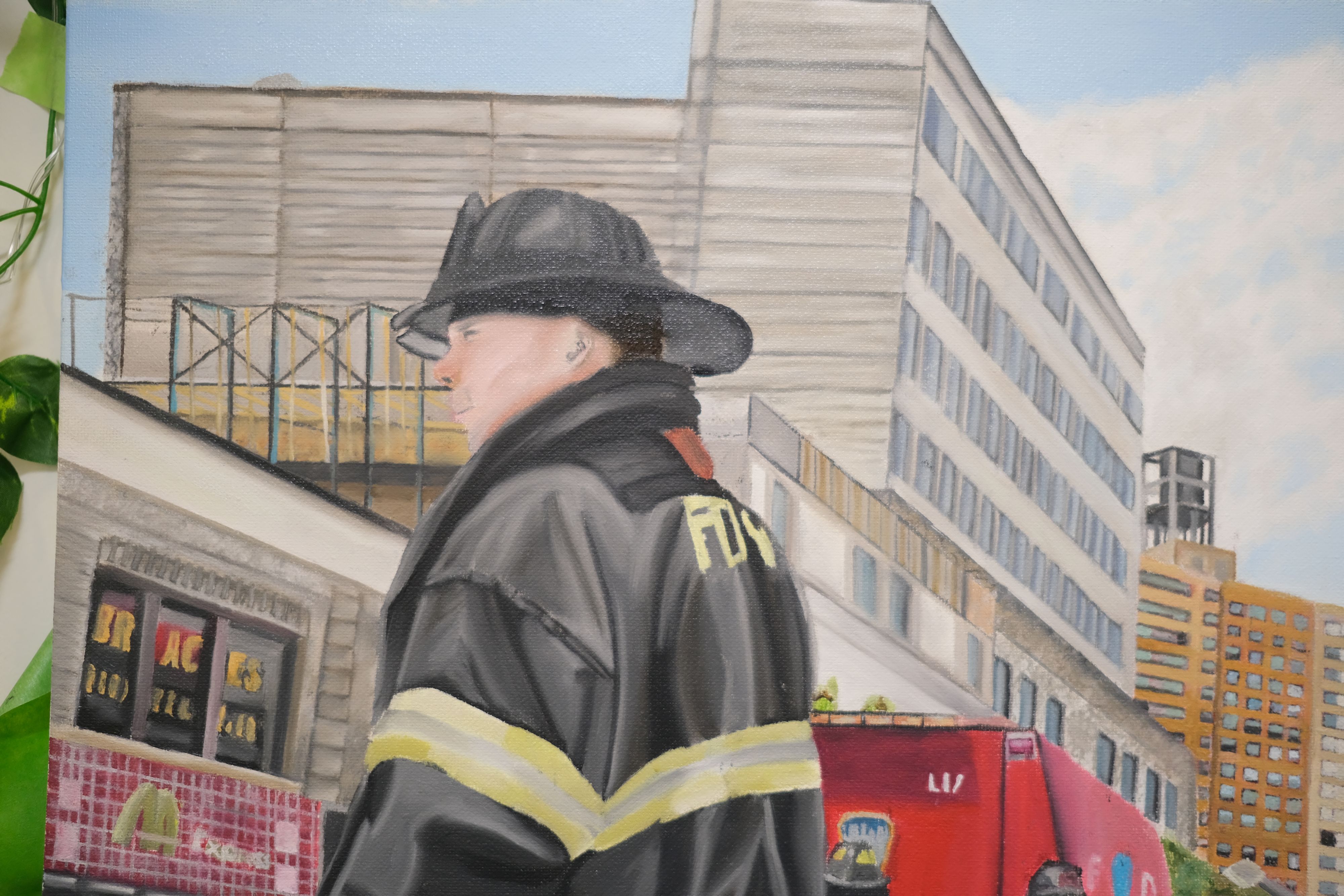 NYC Firefighters Heroes Scene 