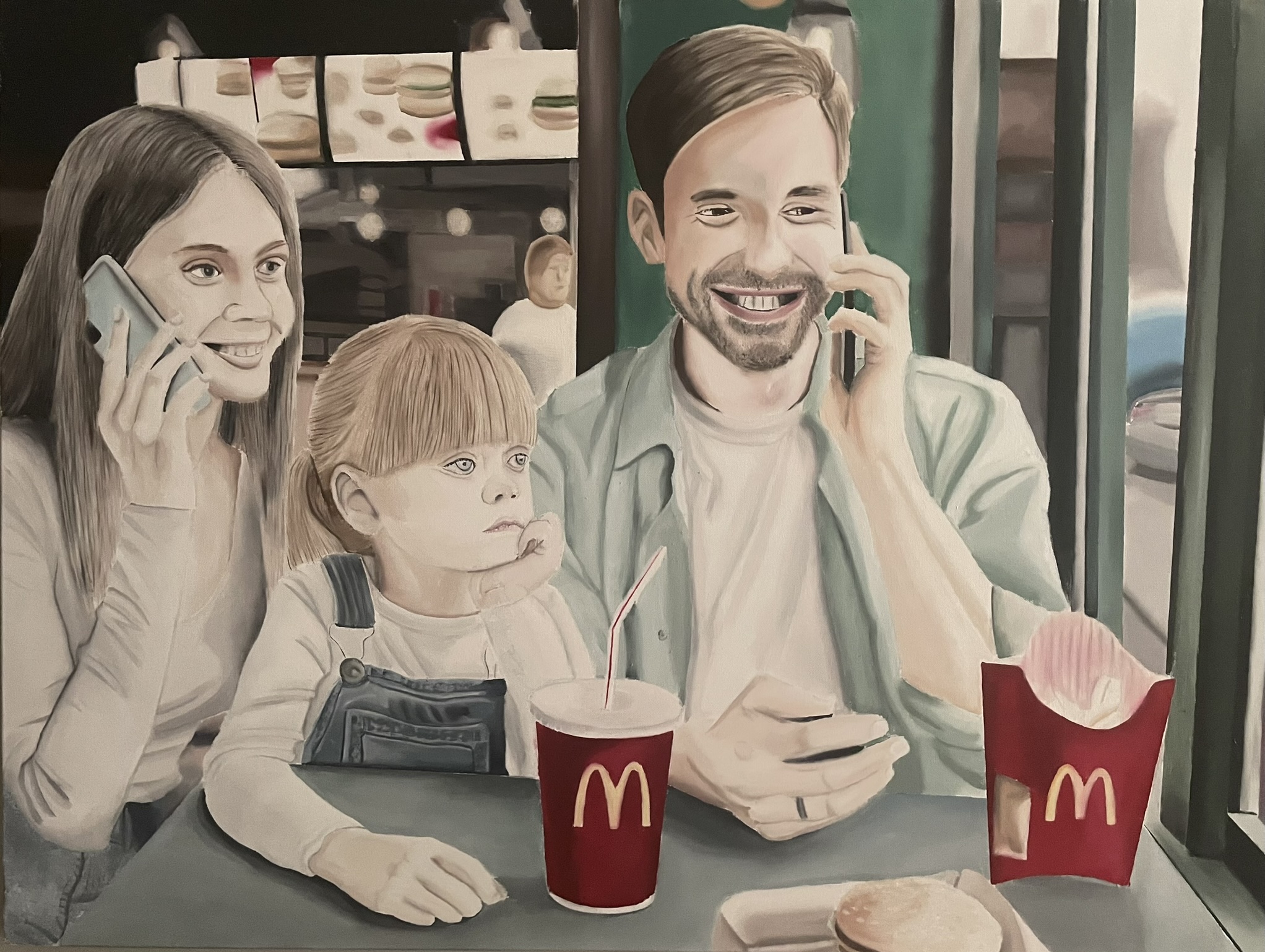 Family Portrait at McDonald's