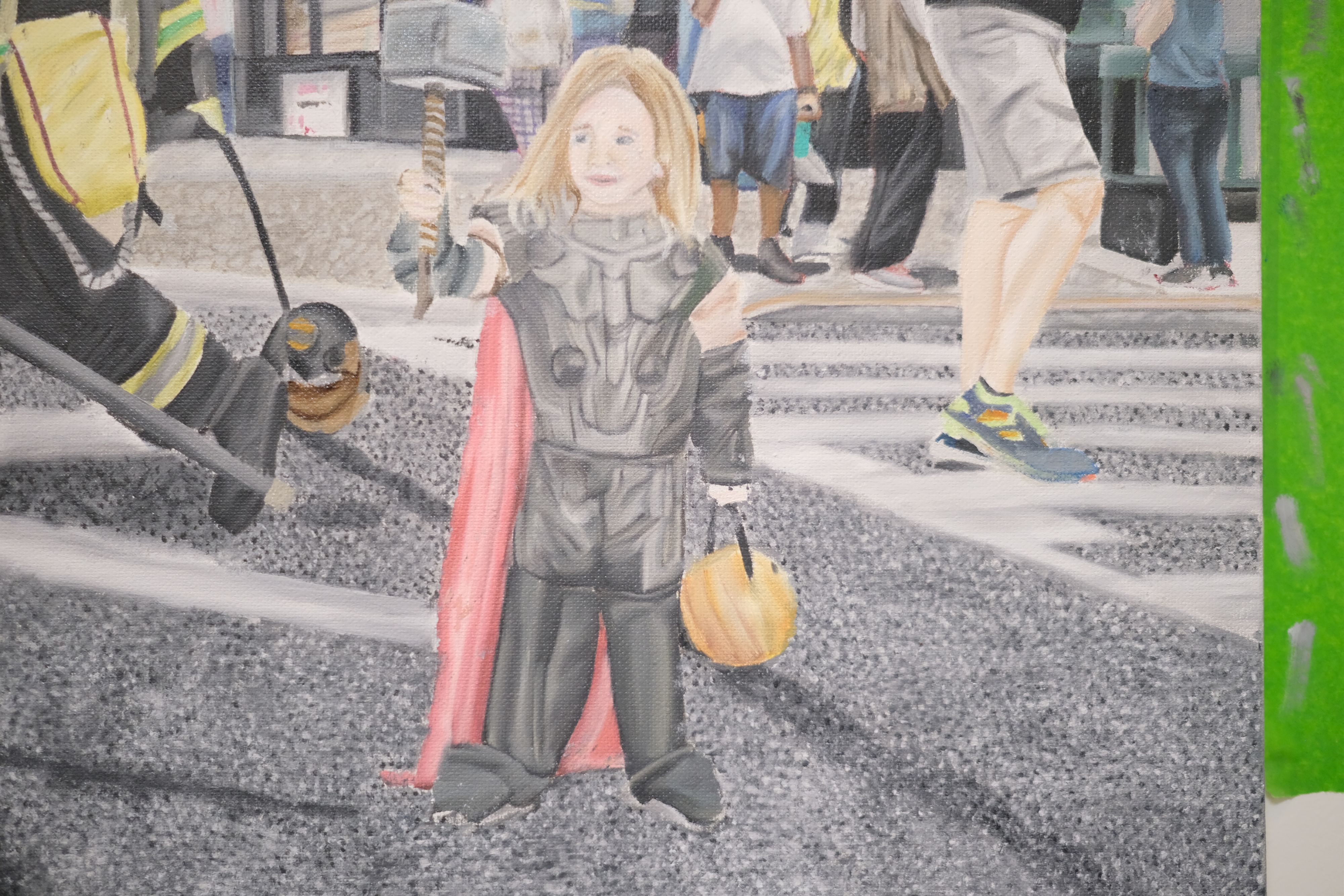 NYC Firefighters Heroes Scene 