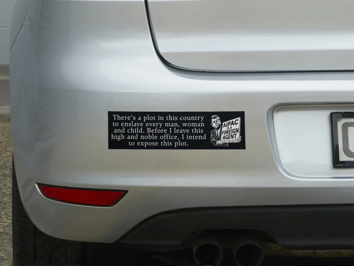 The Plot JFK Bumper Sticker
