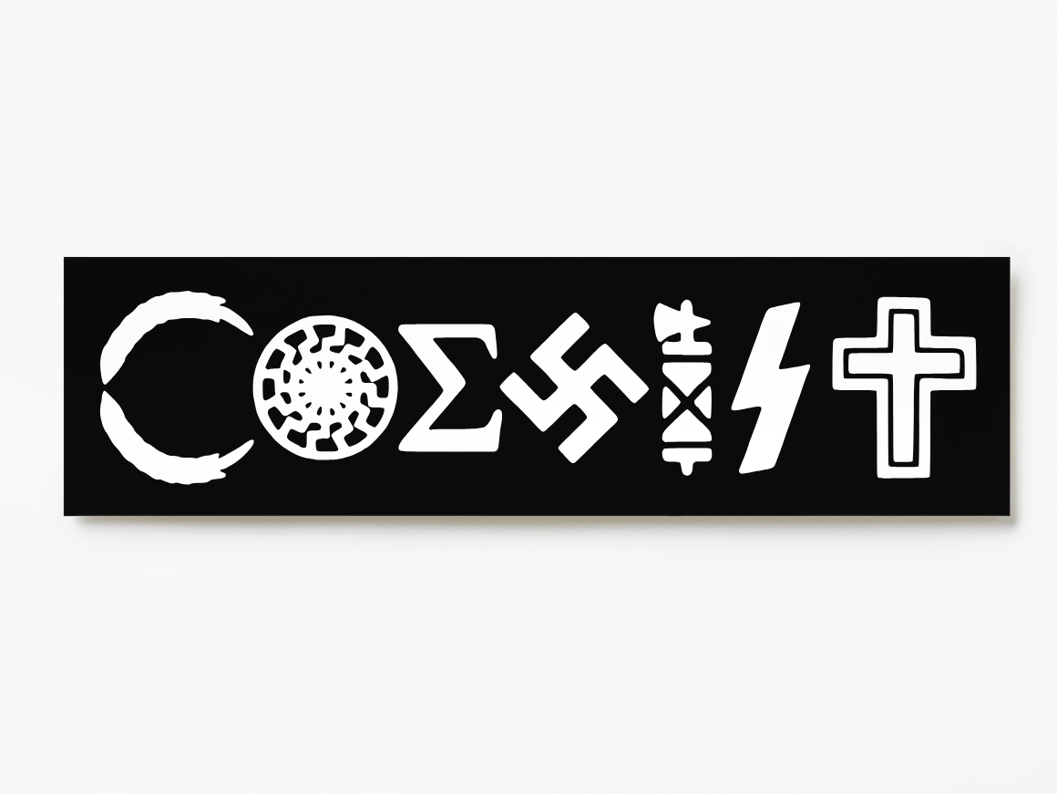 Coexist Bumper Sticker