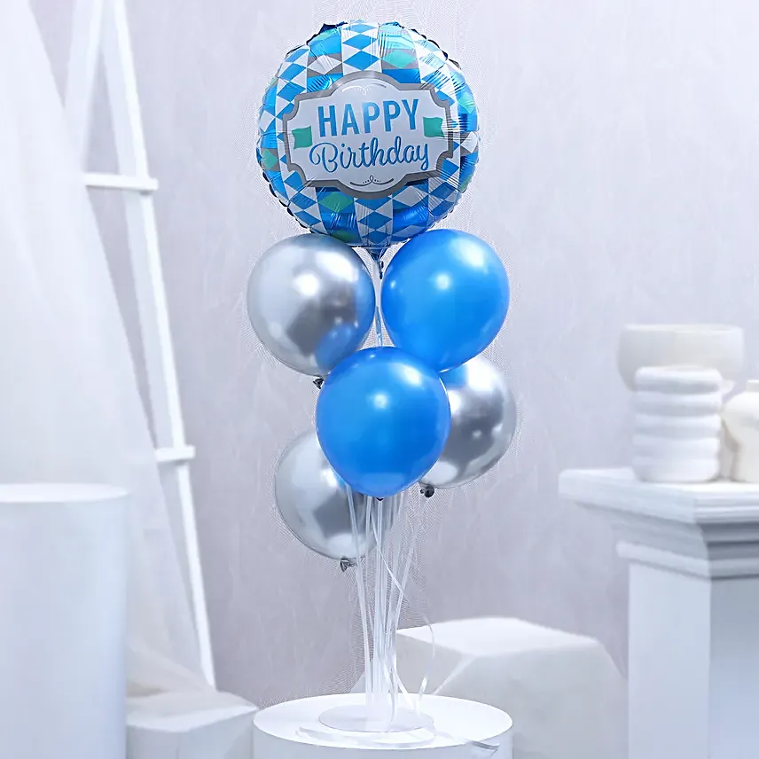 Birthday Surprise Balloon Collection- Blue