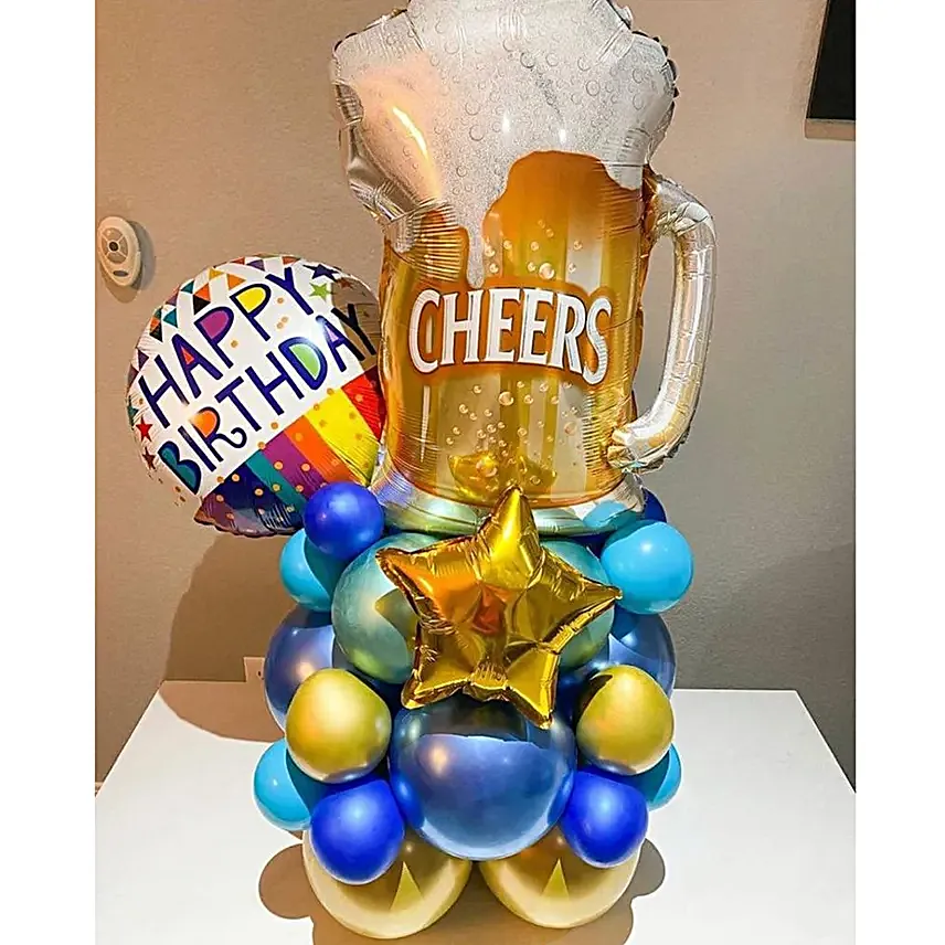 Birthday Cheers Balloon Bouquet