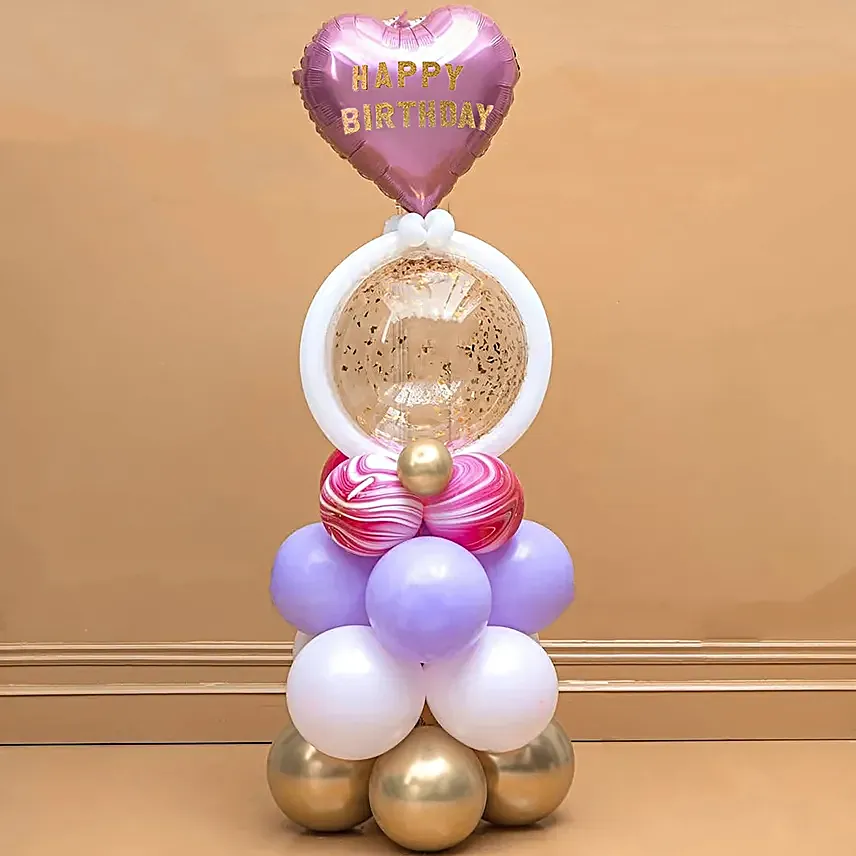 Birthday Special Bobo Balloon Bouquet