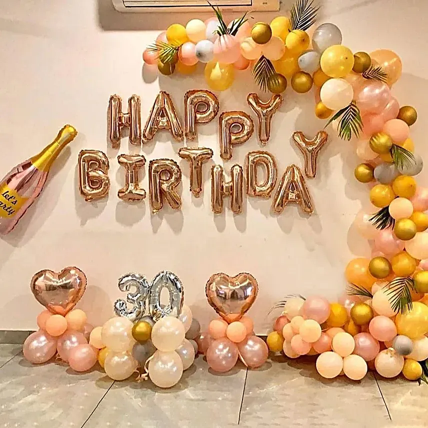 Birthday Balloon Decoration Set
