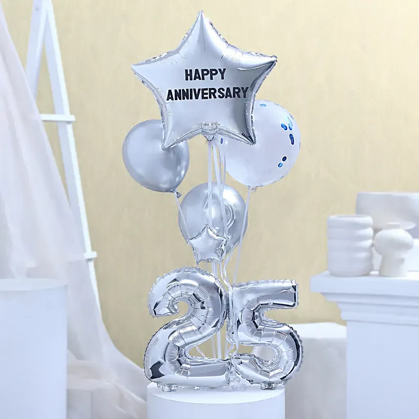 Sweet 25th Celebration Balloon Bouquet