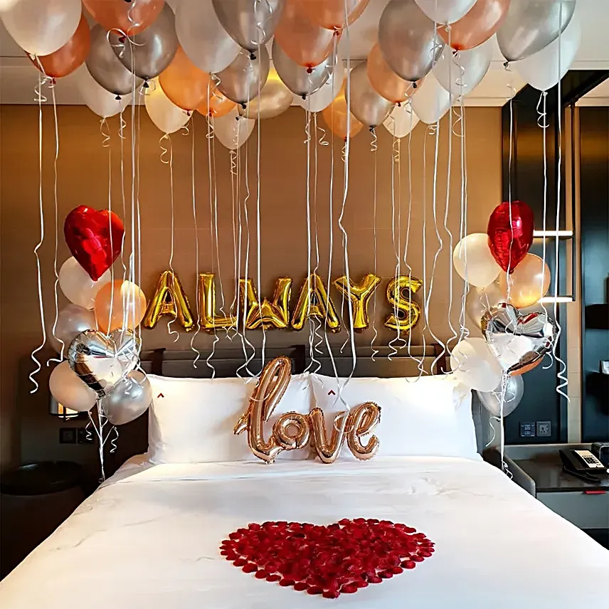 Romantic Balloon and Decoration Set