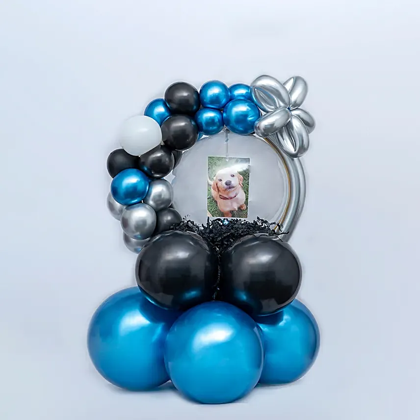 Personalized Bobo Balloon Arrangement