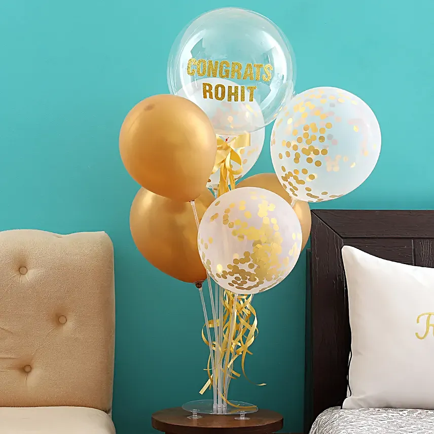 Shining Congratulations Balloon Bouquet