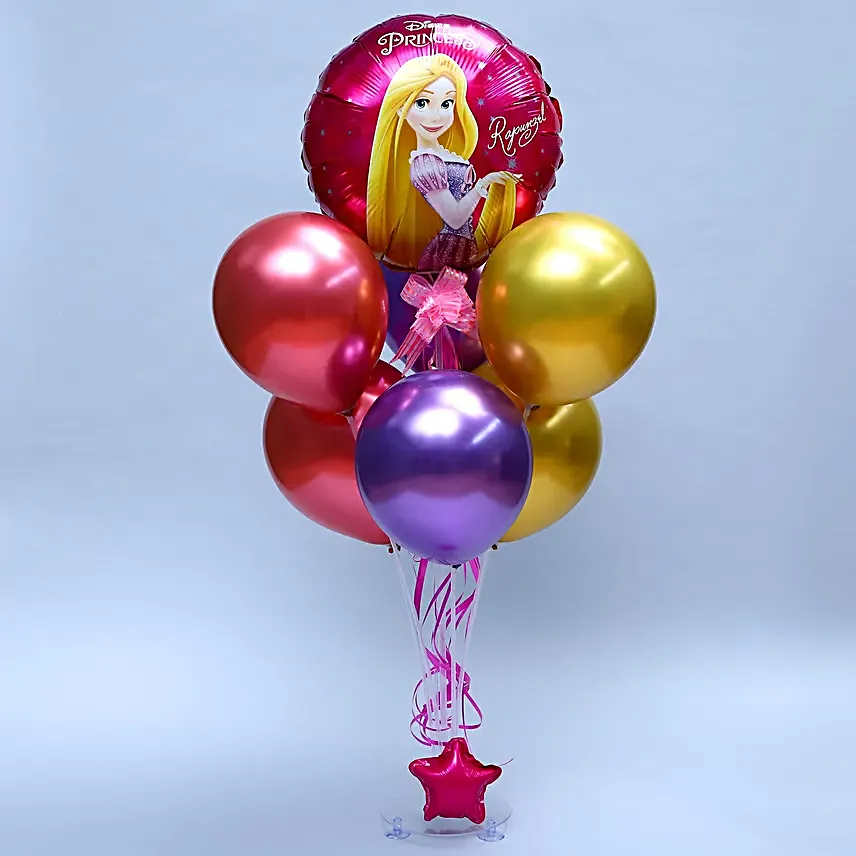 Disney Princess Rapunzel Balloon Bouquet