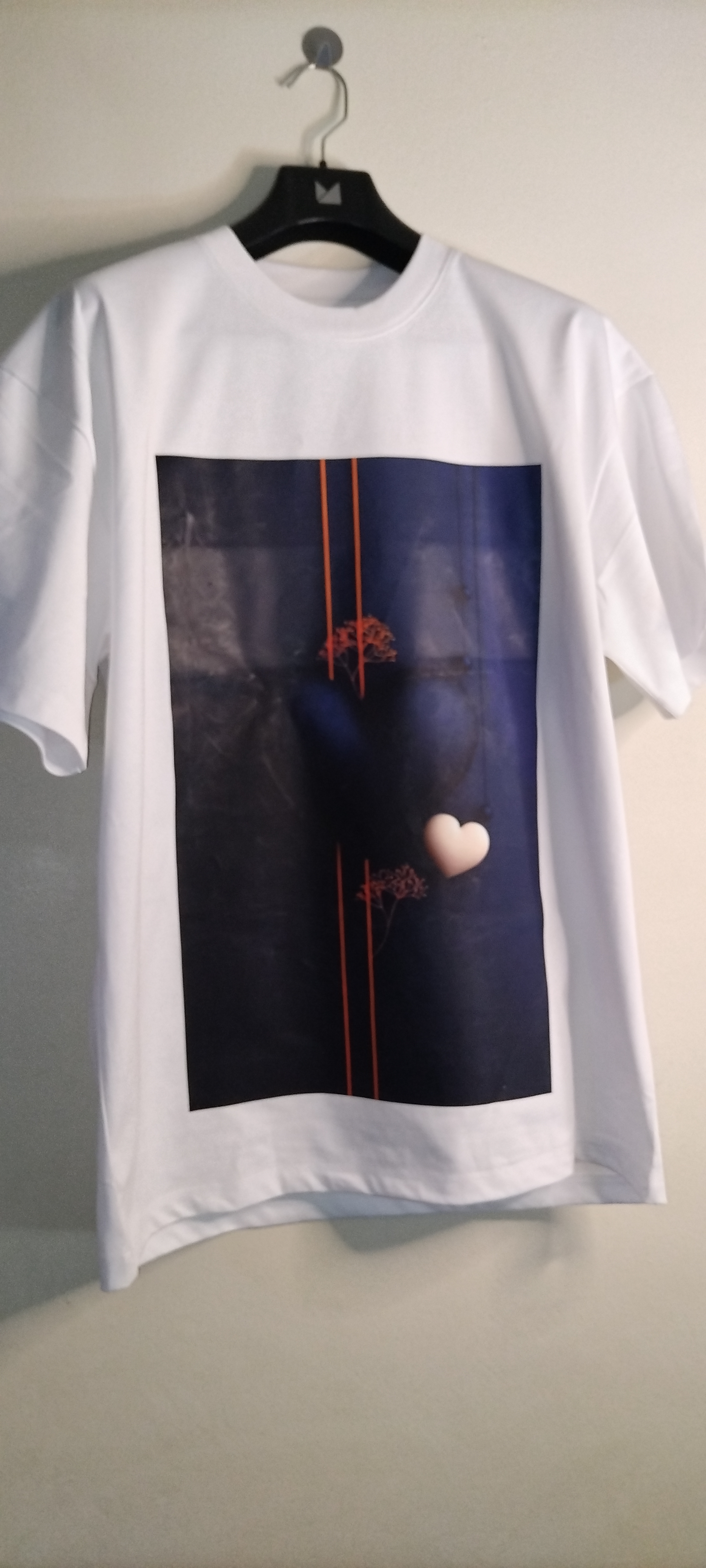 White graphic t-shirt