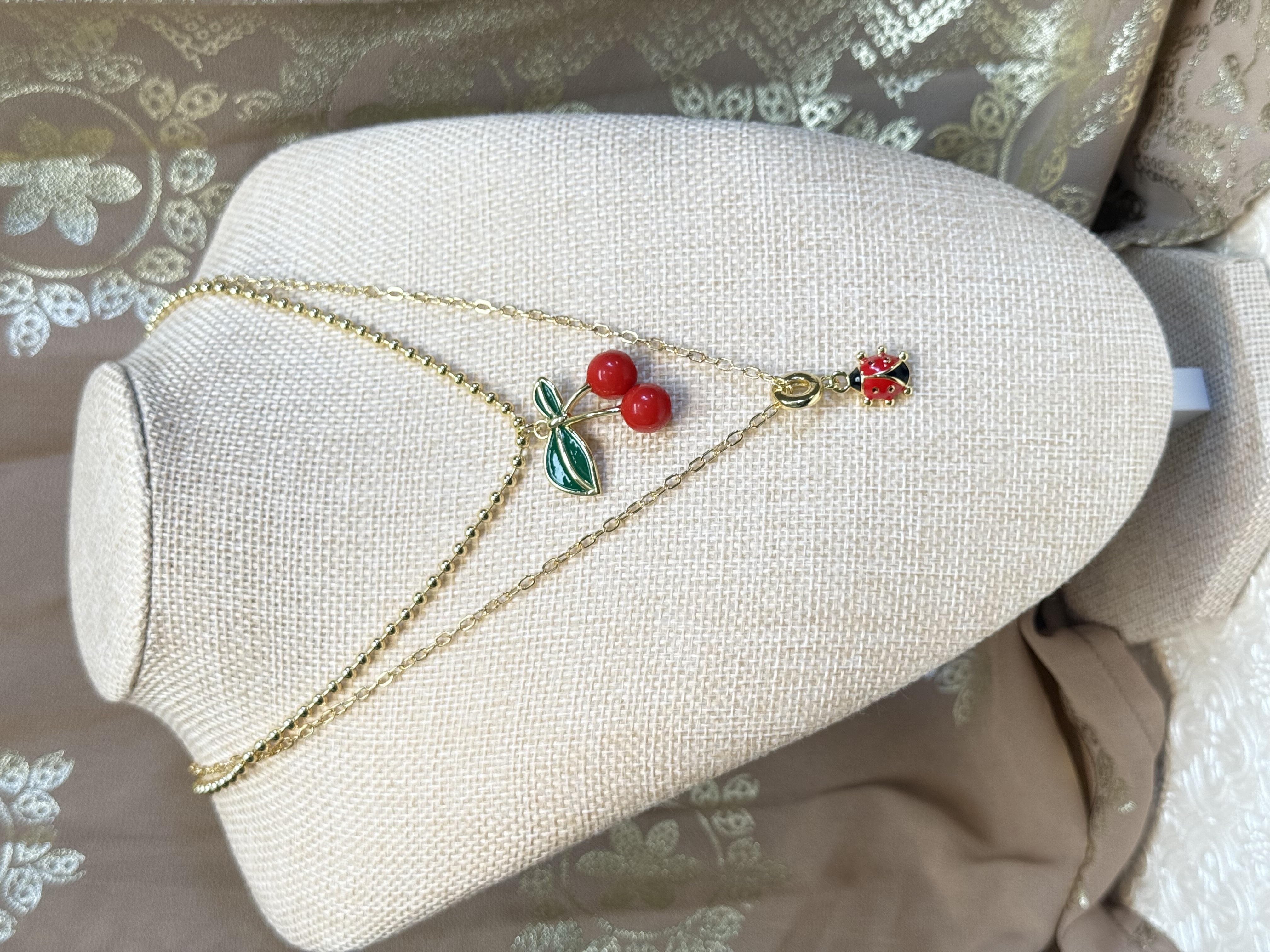 Katie necklace, Ingrid necklace