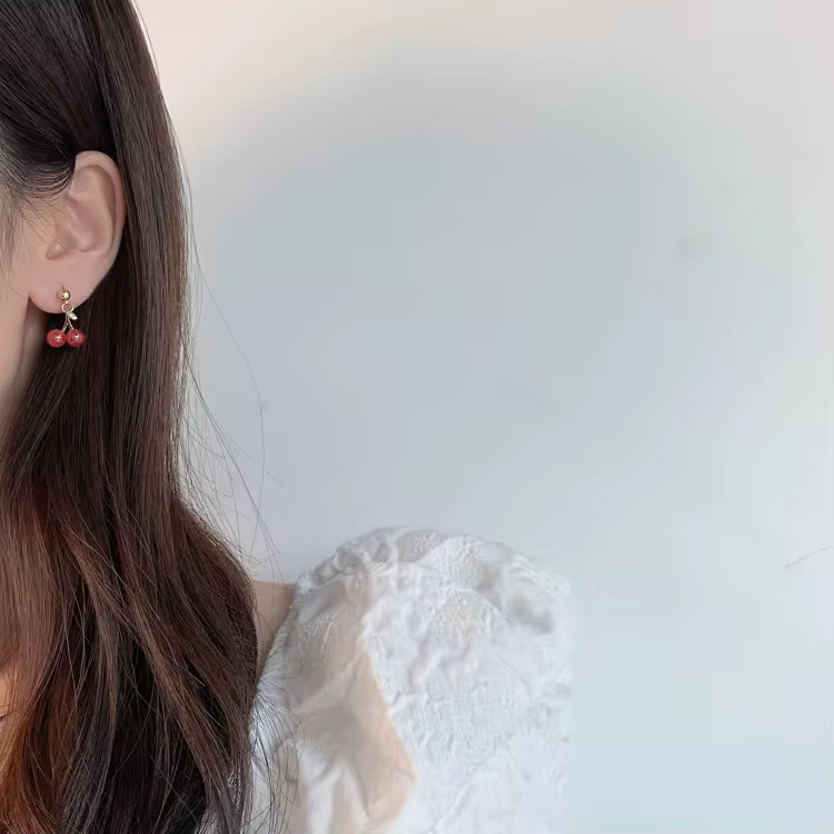 Cherry Pendant Jewelry Set