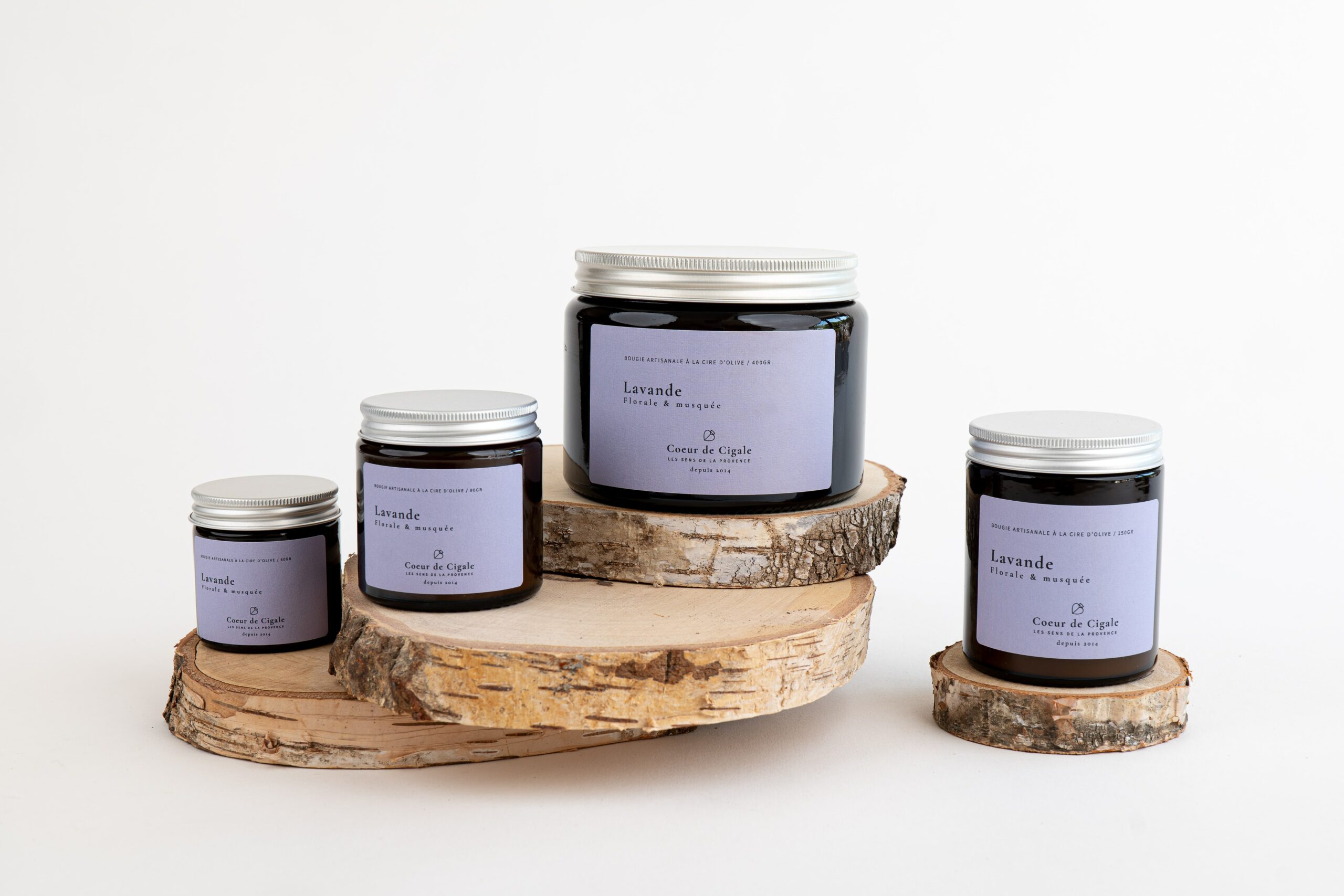 Bougie parfumée Lavande – cire d’olive - Made in France