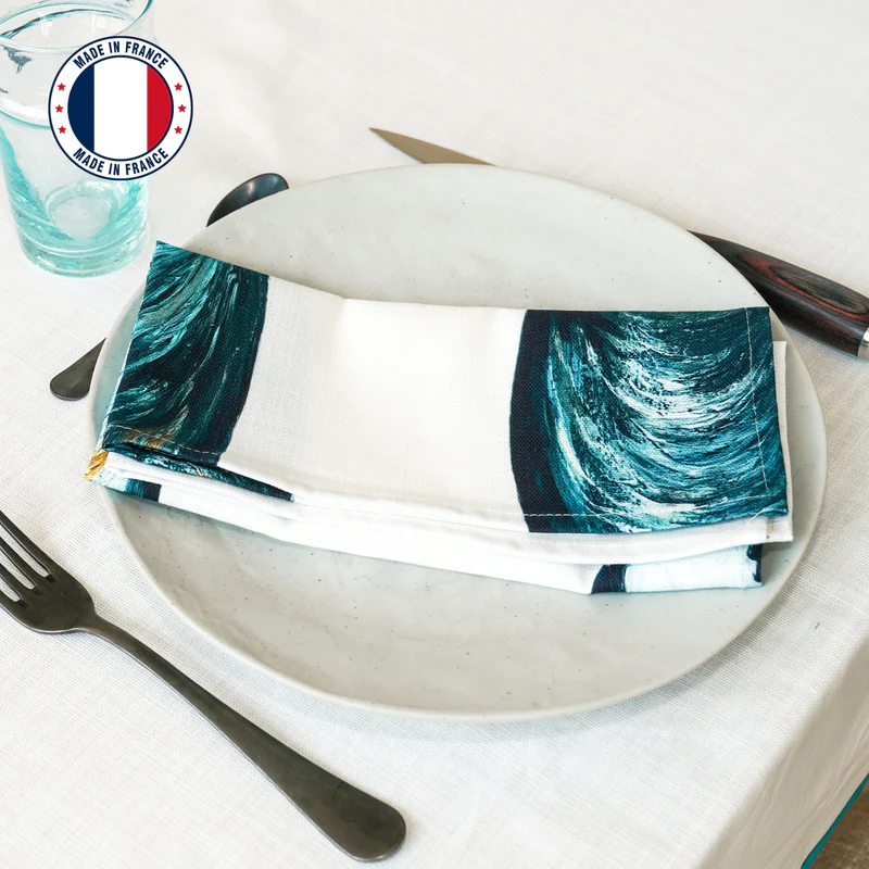 Serviette de table en coton : Moule