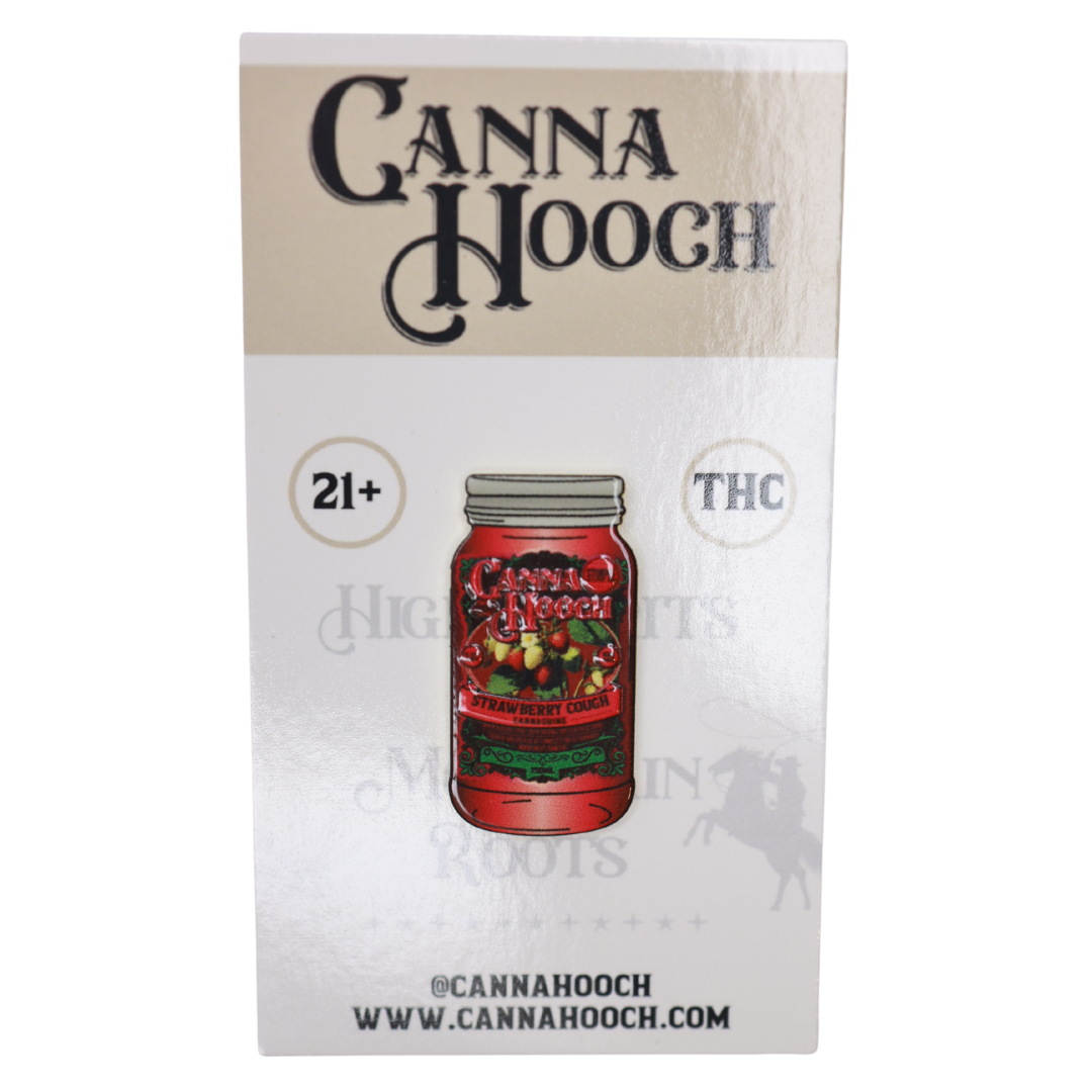 Strawberry Cough Jar Pin