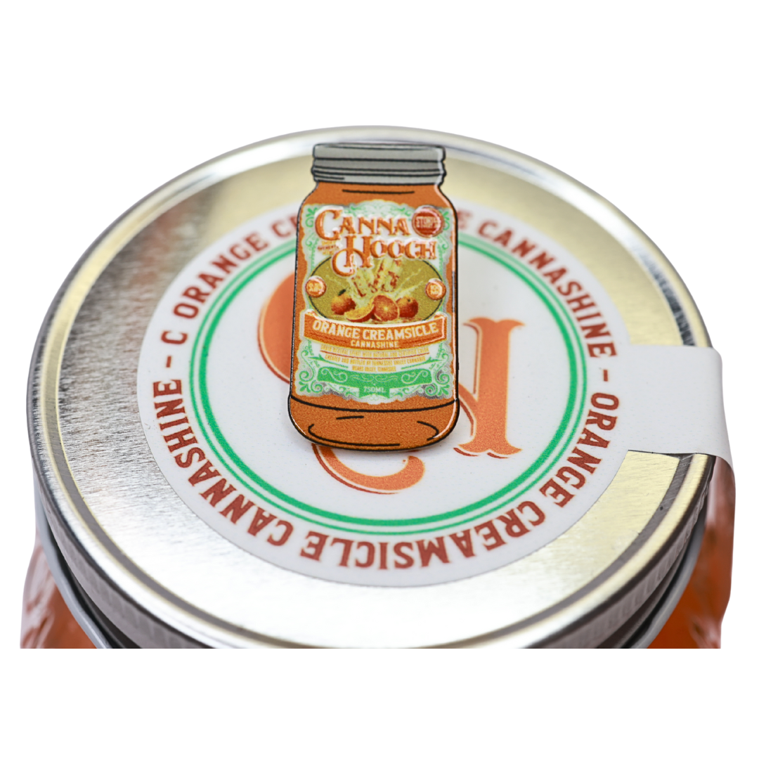 Orange Creamsicle Jar Pin