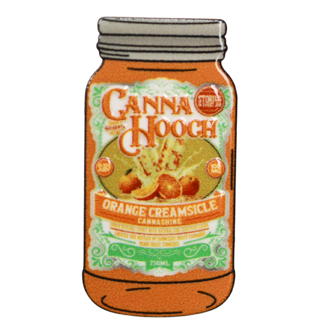 Orange Creamsicle Jar Pin