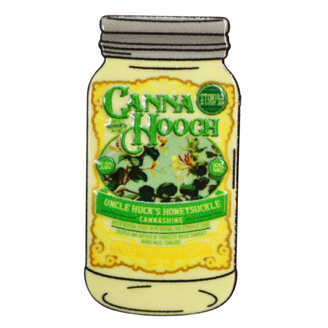 Uncle Huck's Honeysuckle Jar Pin