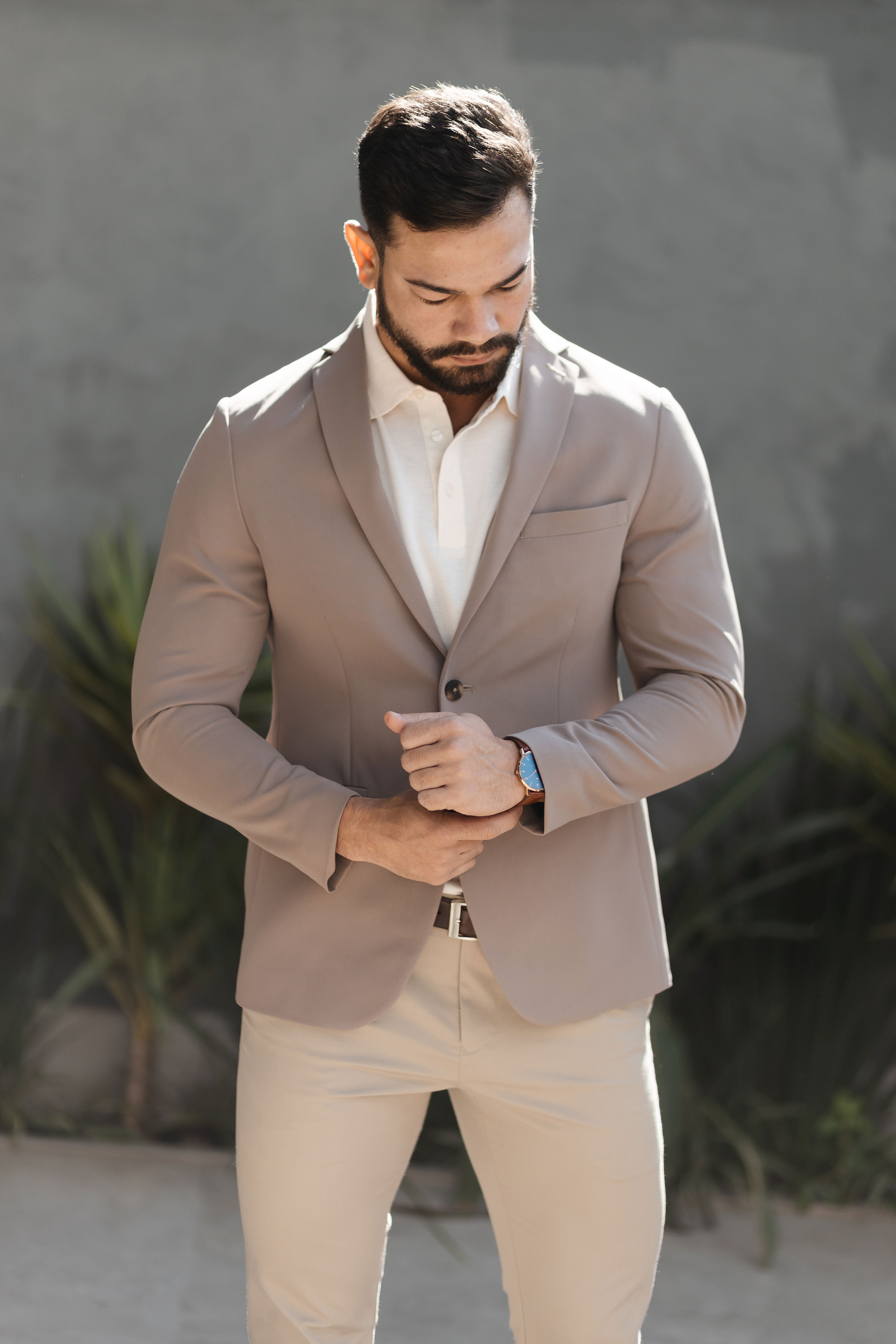 Blazer Masculino Bege