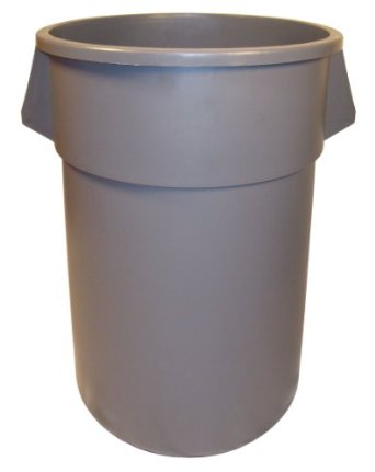 Bote de basura 32 GAL redondo sin tapa
