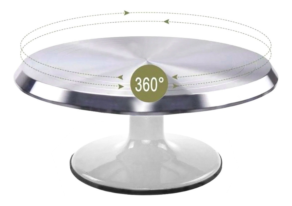 Base giratoria 13" para decorar pasteles