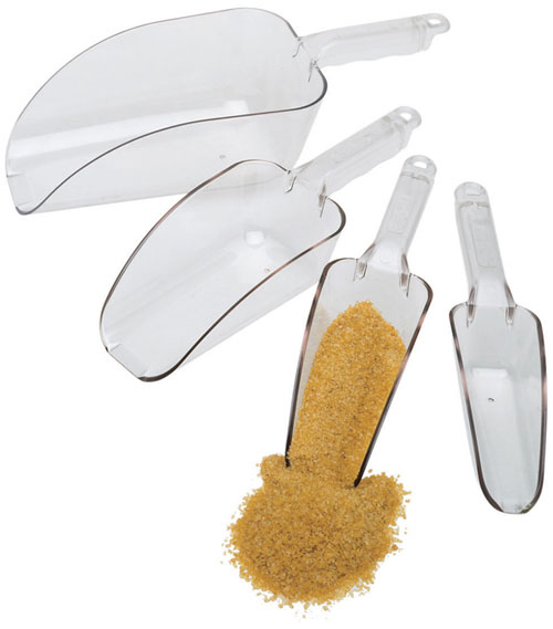 Cucharon de policarbonato para grano