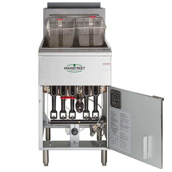 Freidora industrial de acero inoxidable 70-100 LBS 40 LITROS