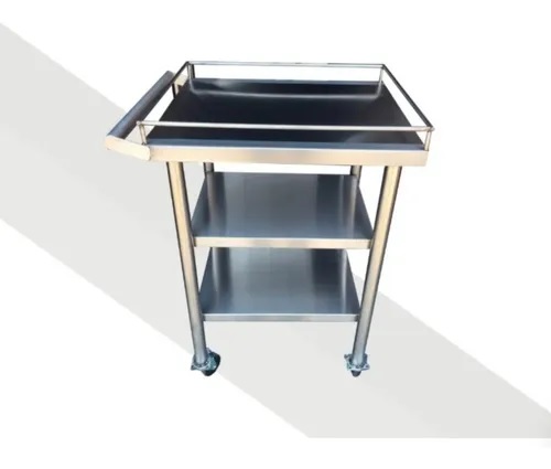 Carro de servicio de acero inoxidable 33 3/4" x 21" x 37"