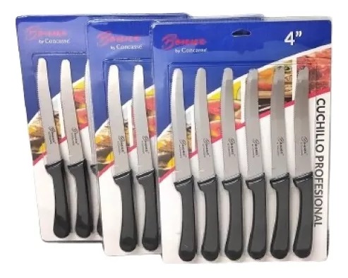 Set de cuchillos de mesa 4"