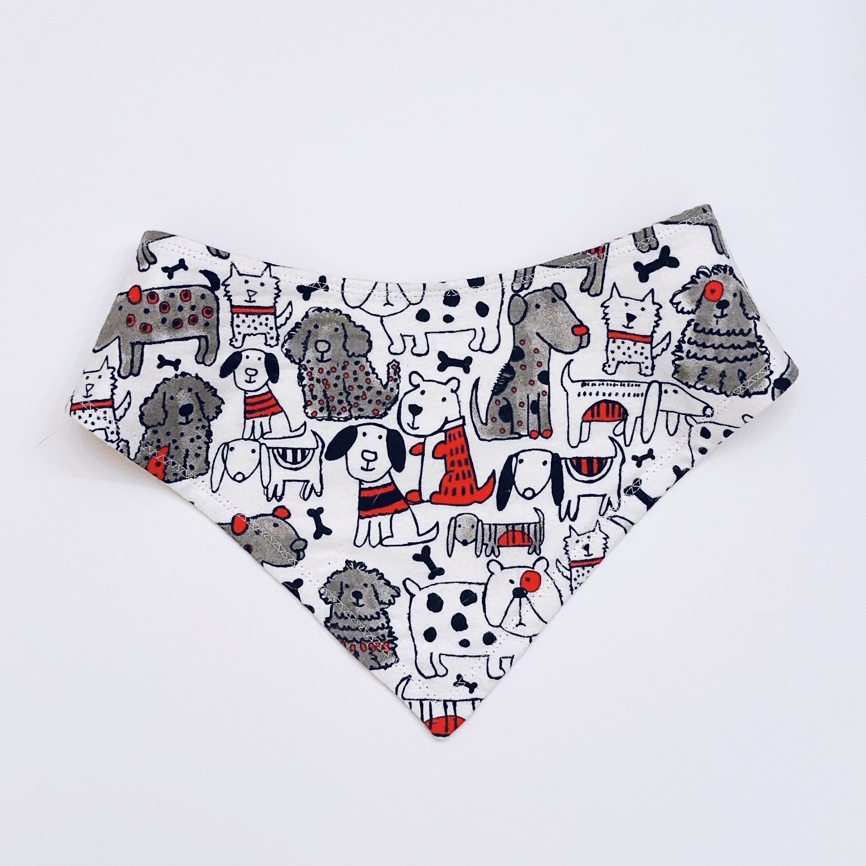 Doggies Handmade Dog Bandana (RED)