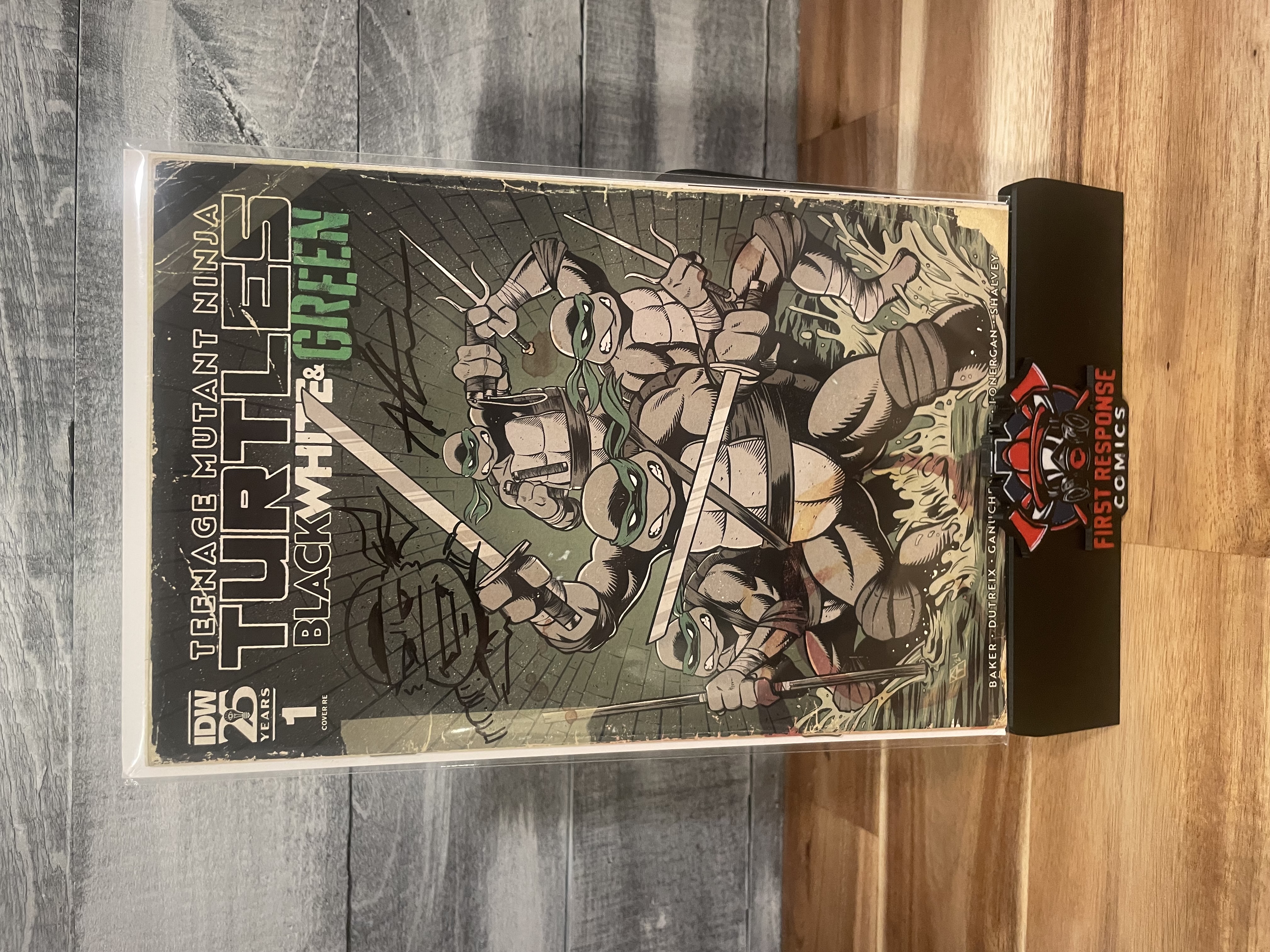 Teenage Mutant Ninja Turtles: Black & White and Green #1 Comic Book