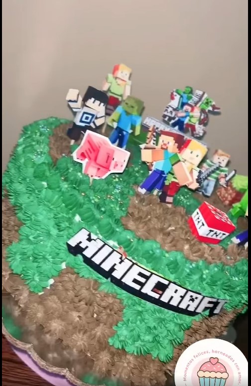 Pastel de Minecraft