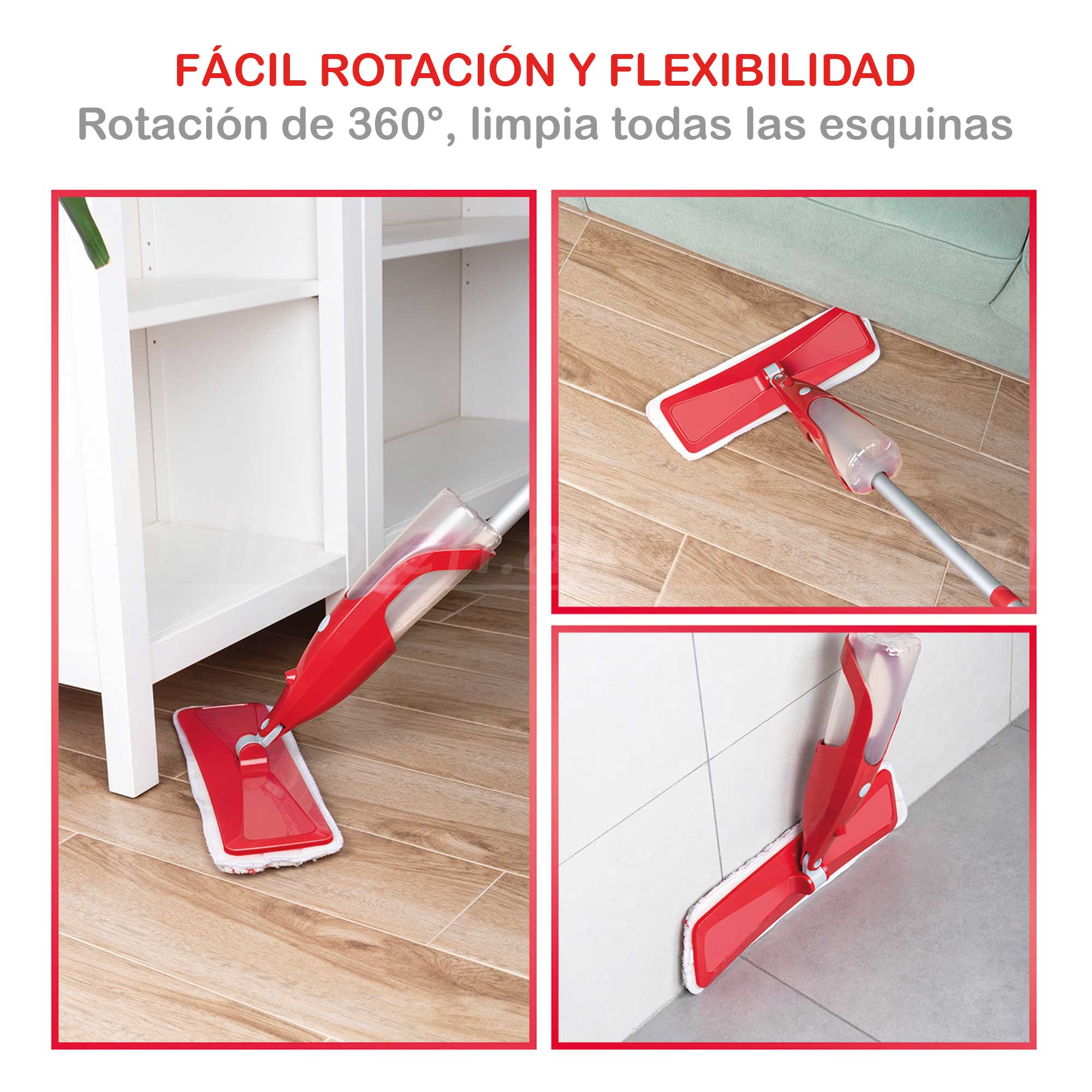Mop Spray Rojo