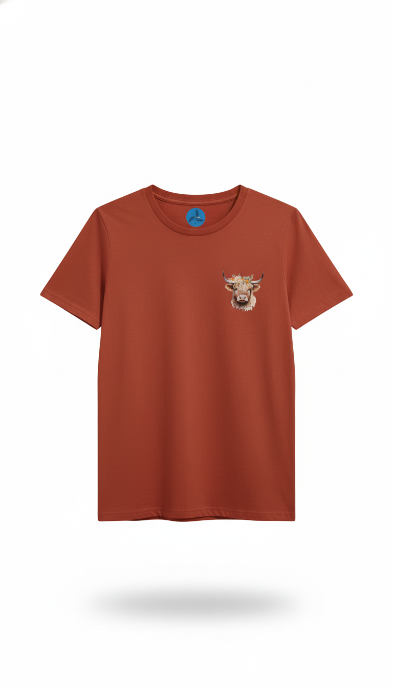 Camiseta estampado de Vaca
