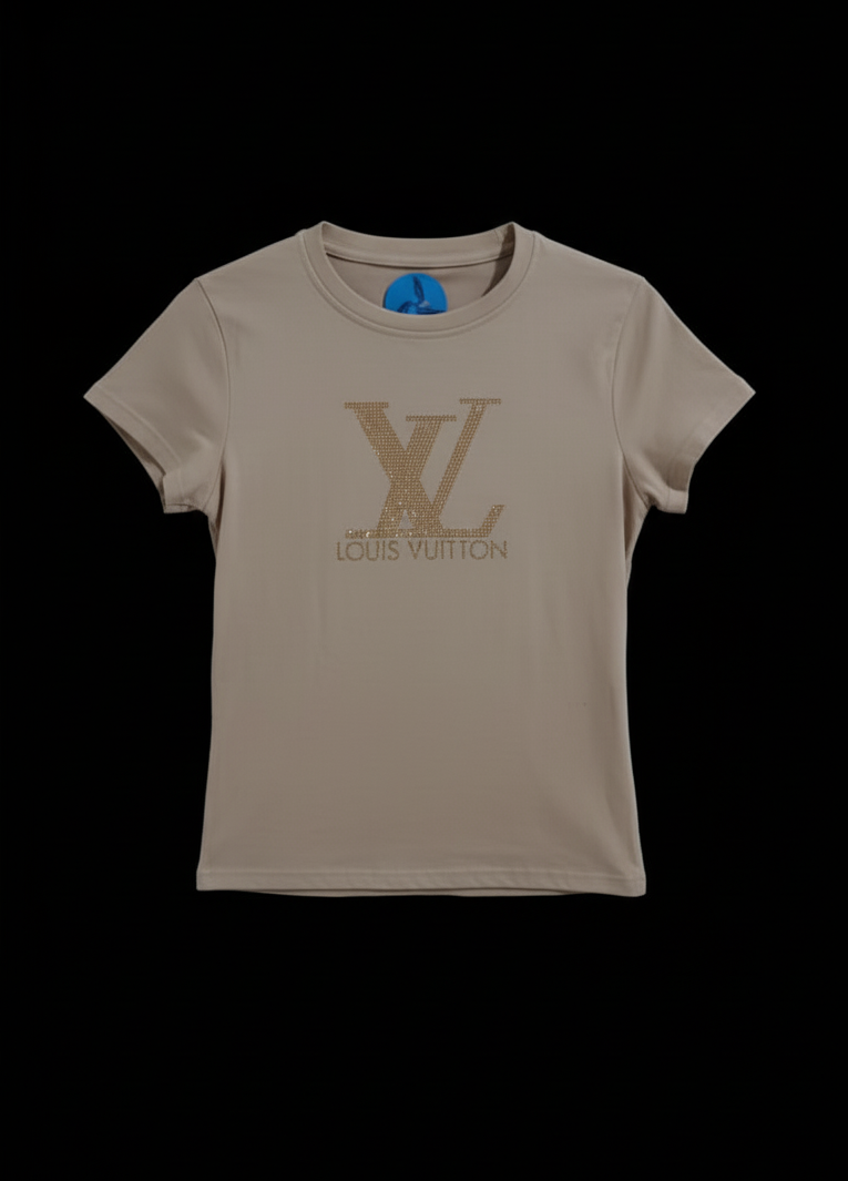 Camiseta Louis Vuitton beige
