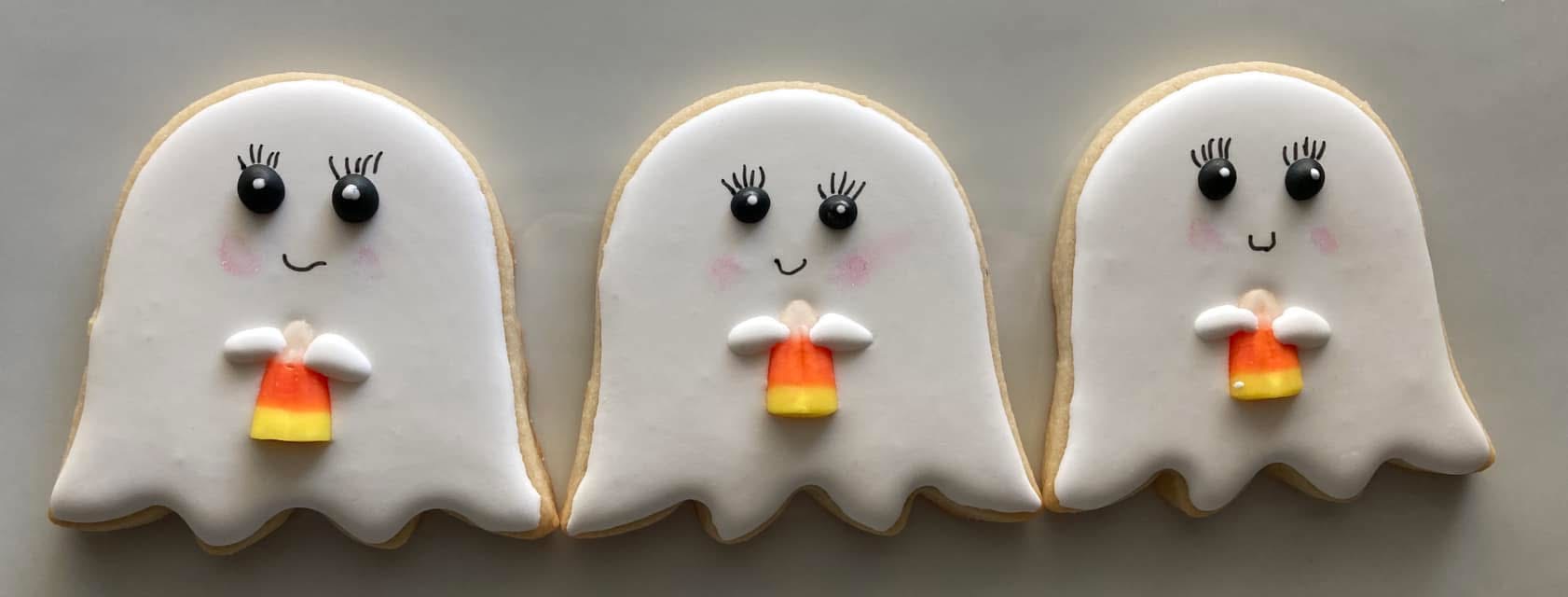 Ghost Sugar Cookies