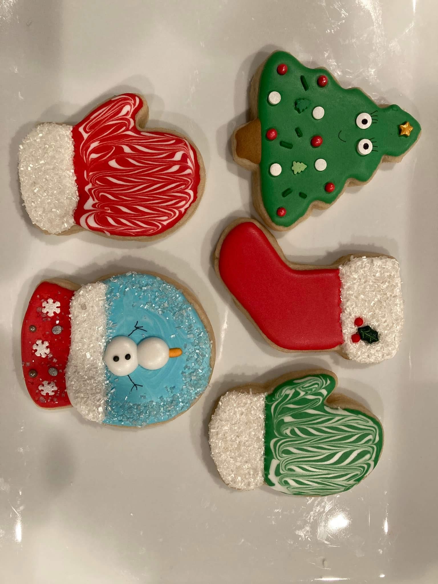 Christmas Decorated Sugar Cookies
