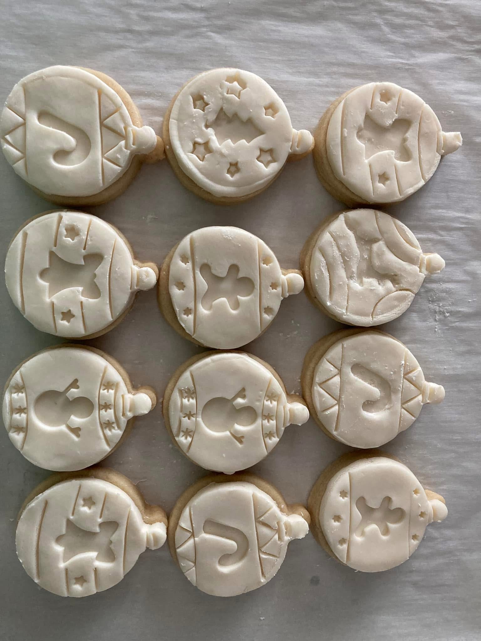 Christmas Ornament Sugar Cookies