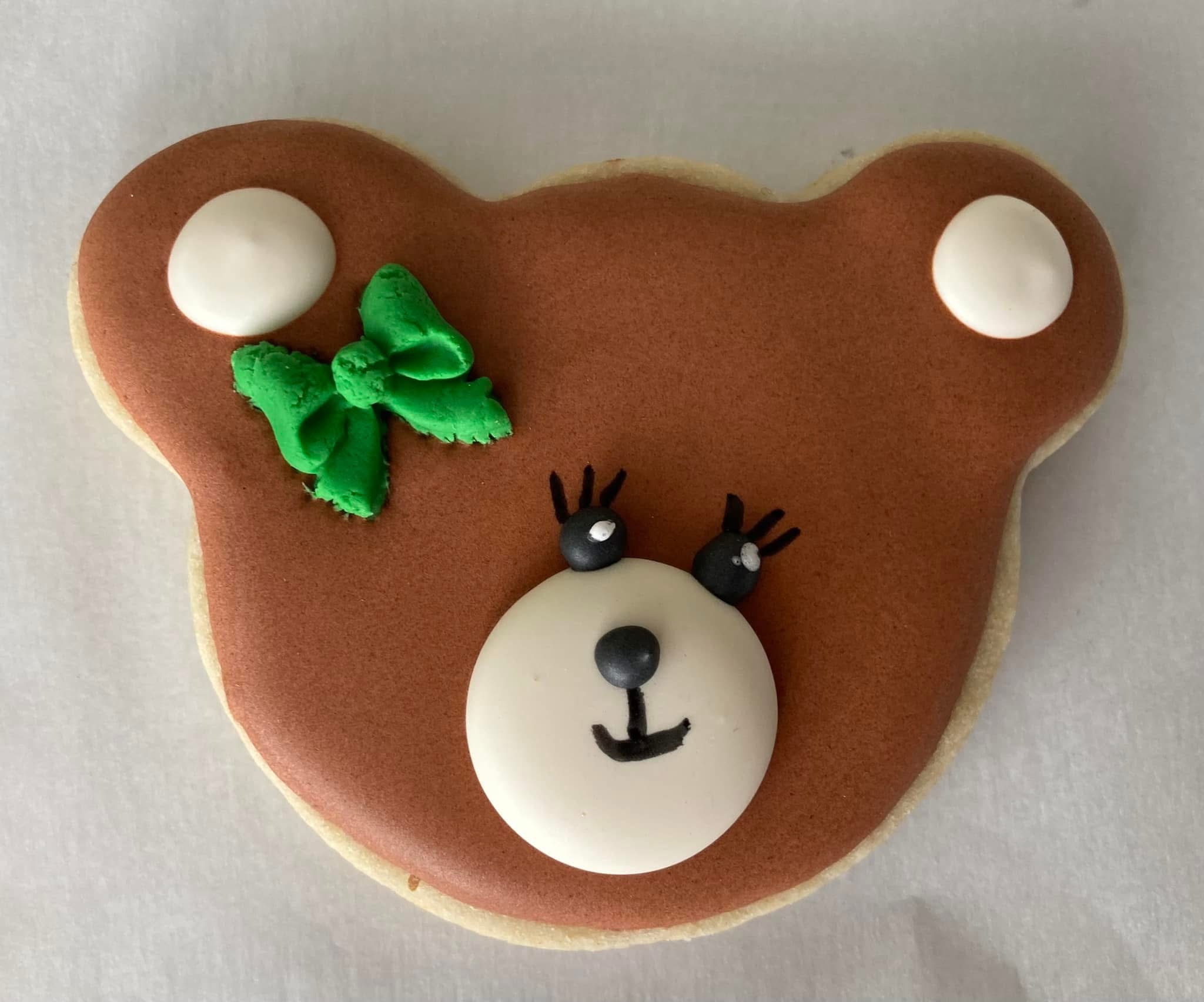 Bear Face Cookie