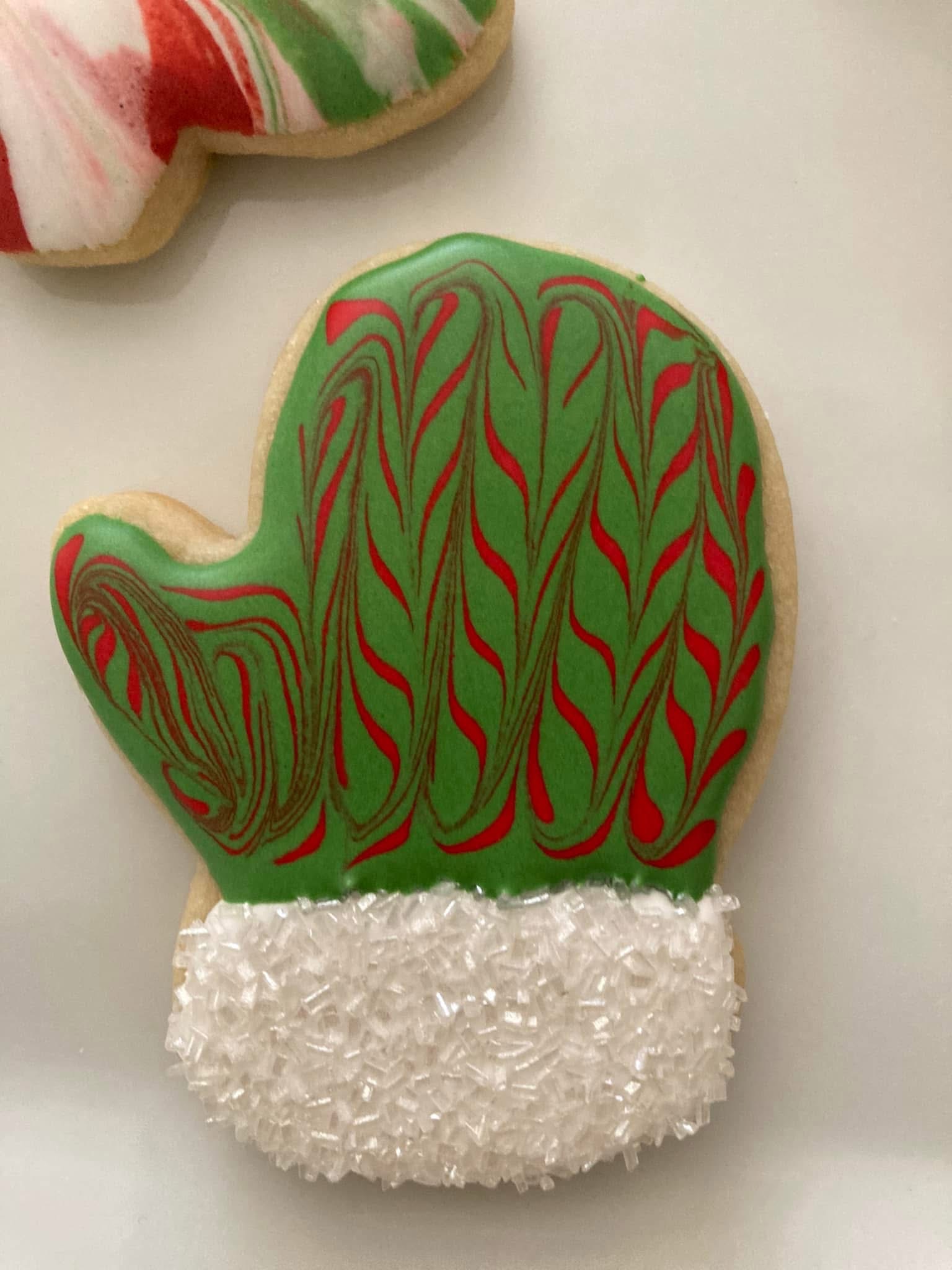 Holiday Mitten Sugar Cookie