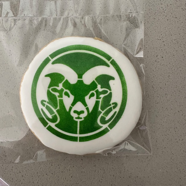Ram Logo Sugar Cookie