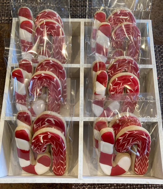 Candy Cane Sugar Cookies