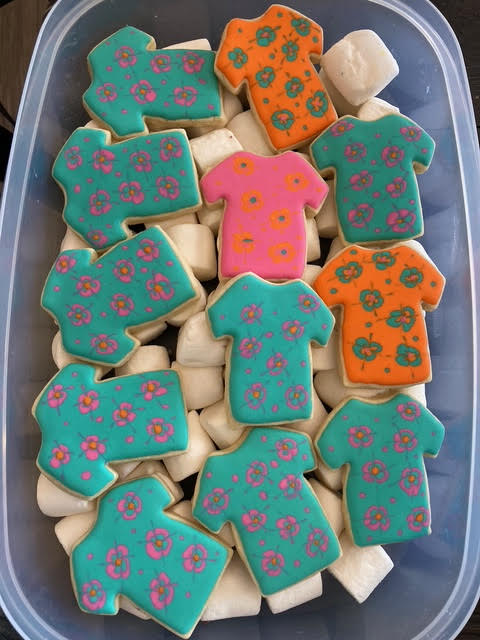 T-shirt Shaped Decorated Cookies