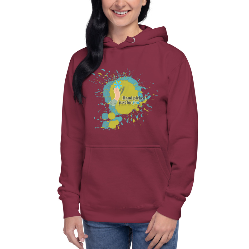 Unisex Hoodie – Paint Flower