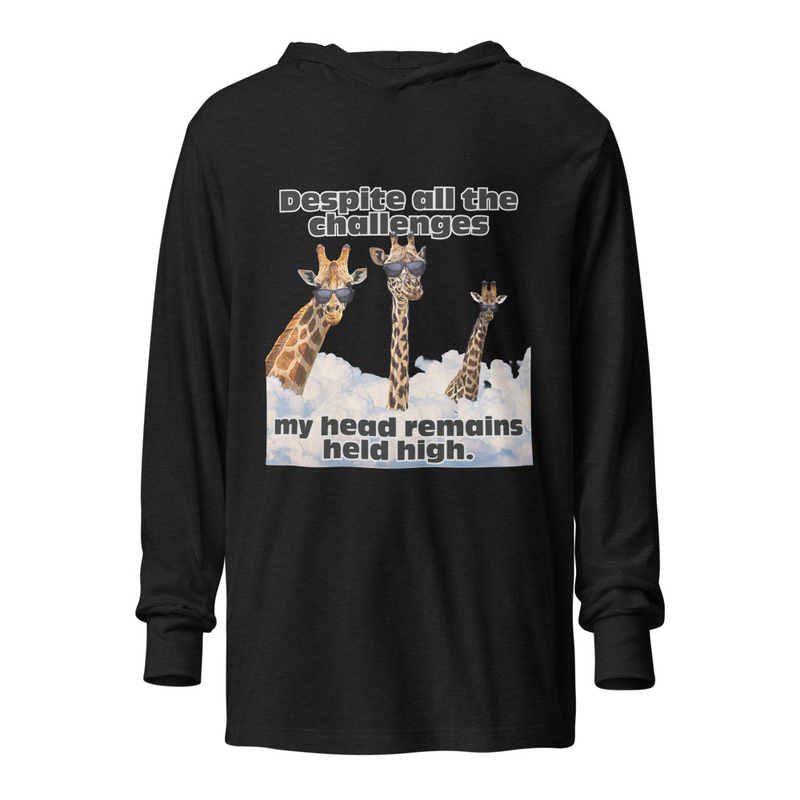 Hooded Long-Sleeve Tee – Giraffe