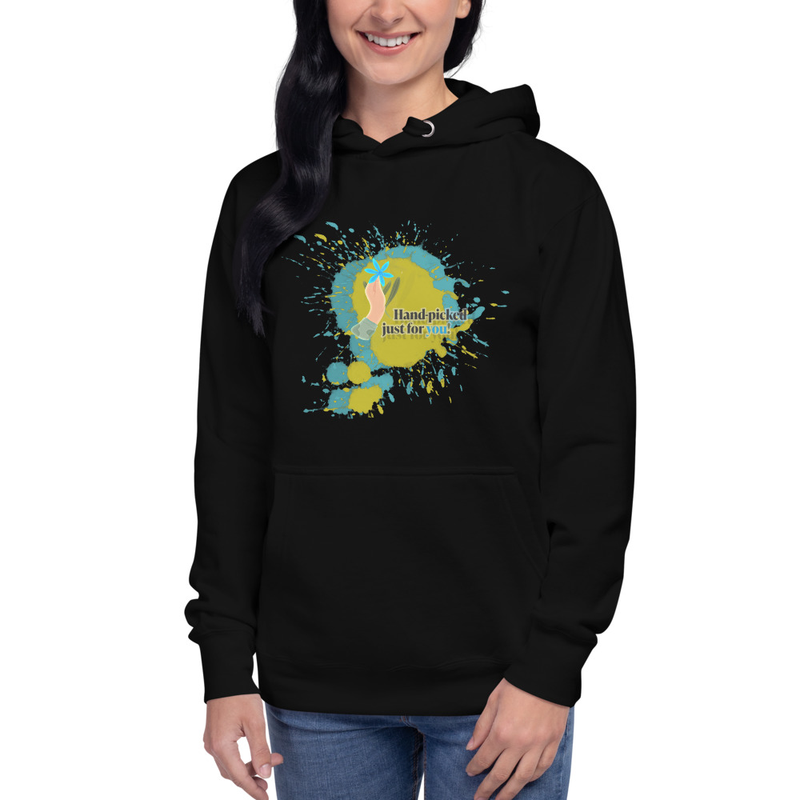 Unisex Hoodie – Paint Flower