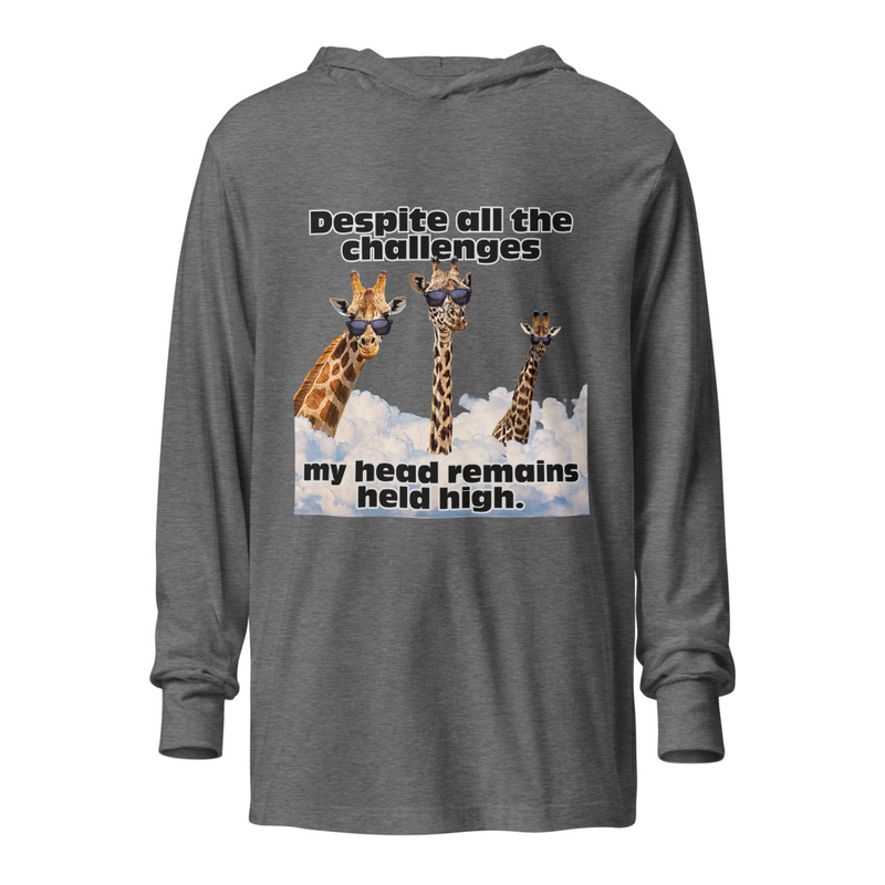 Hooded Long-Sleeve Tee – Giraffe