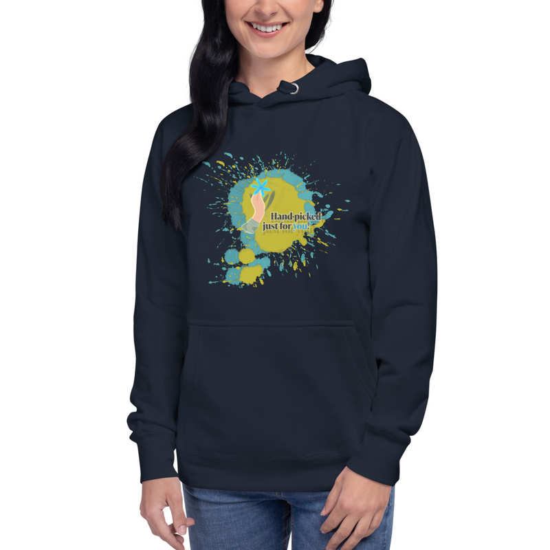 Unisex Hoodie – Paint Flower